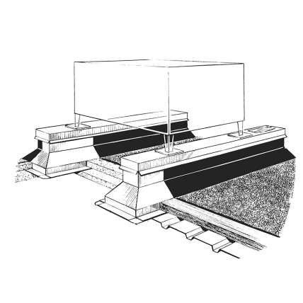 ER-4A/ER-4B — Equipment Rails for Insulated Decks Product Image